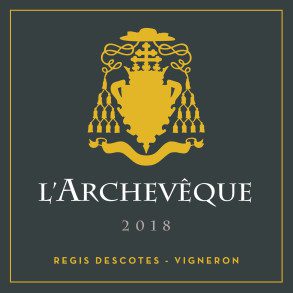 L'Archevêque 2018, 100% Gamay noir à jus blanc, vin nature de Regis Descotes, Coteaux du Lyonnais