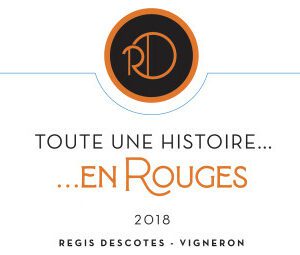 Toute une histoire en Rouge 2019, 60% Syrah, 40% Gamay, vin nature de Regis Descotes, Coteaux du Lyonnais