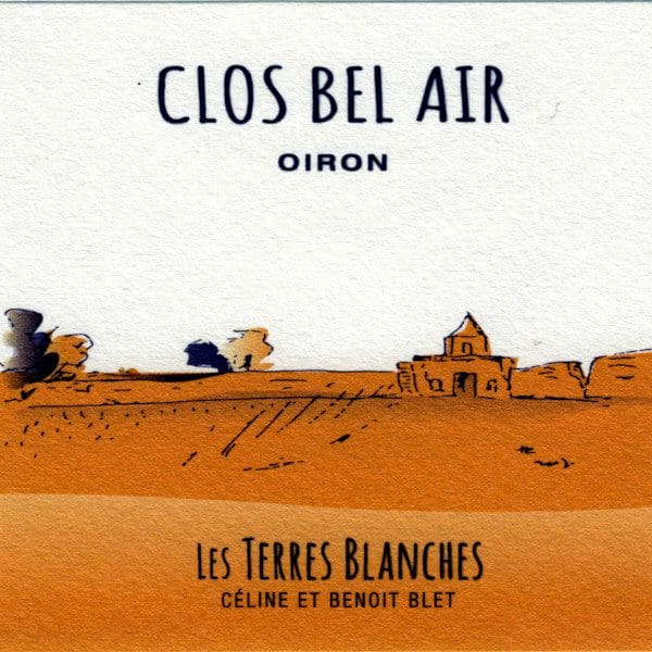 "Clos Bel Air" issus du cépage Chenin et élaboré par le domaine "Les Terres Blanches" à Oiron dans la Loire